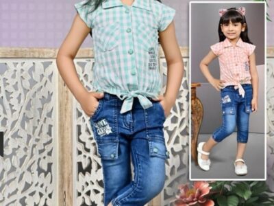 Girls Party(Festive) Top Jeans