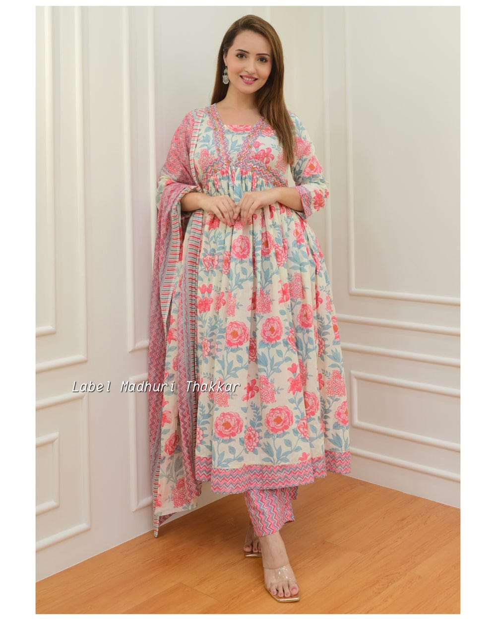 Shopping Anarkali Pramium Cotton Suit set